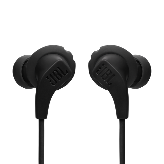 JBL Endurance Run 2 Wireless - Black - Waterproof Wireless In-Ear Sport Headphones - Front